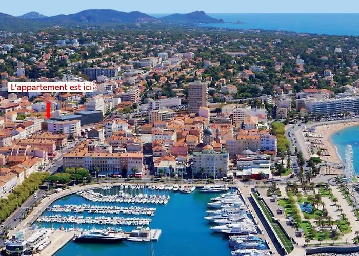 Апартаменты Honore, Veritable Tout A Pied, Plein Centre-ville, Plage A 5min A Pied Сен-Рафаэль